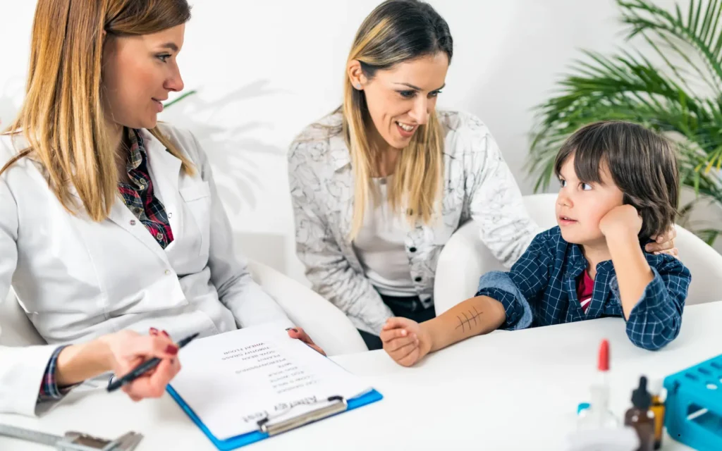 Doctors consulting with patient – ResearchCaptive’s verified Allergy Immunology Email List for healthcare marketing campaigns