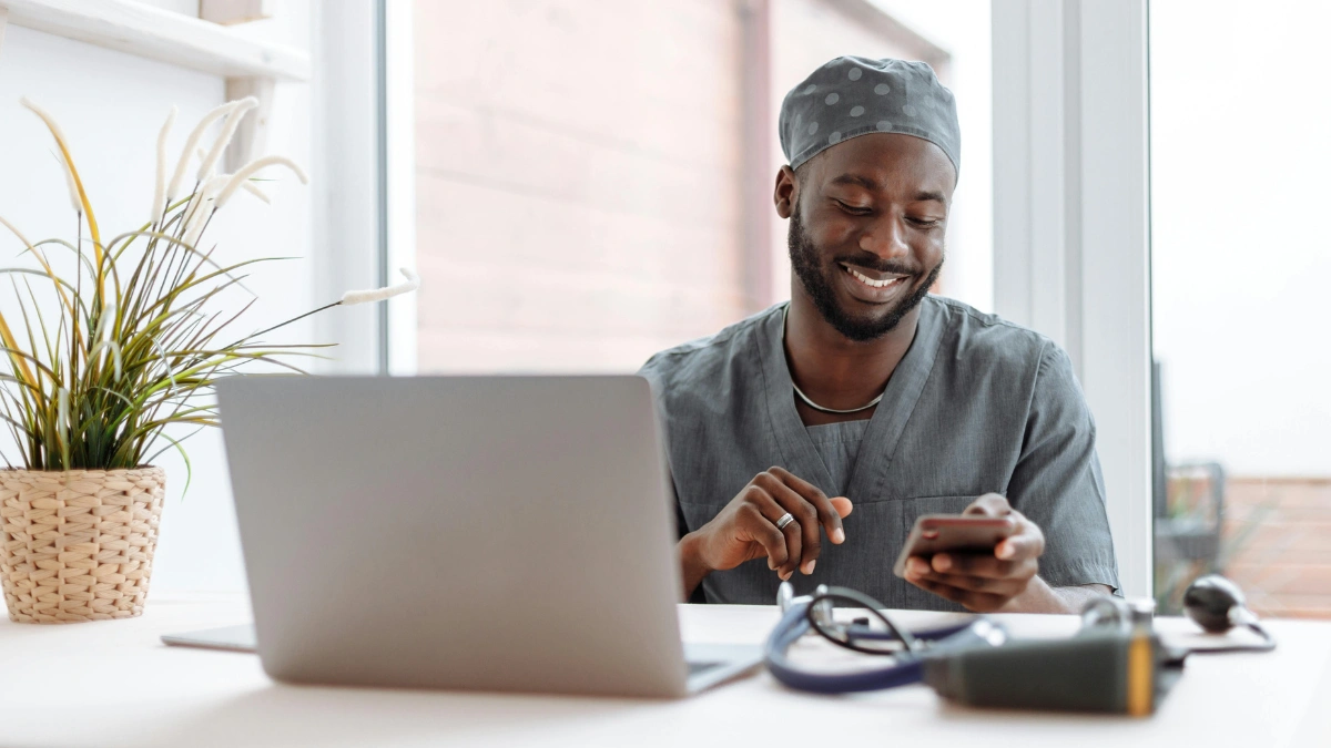 Customer support for nurse email data