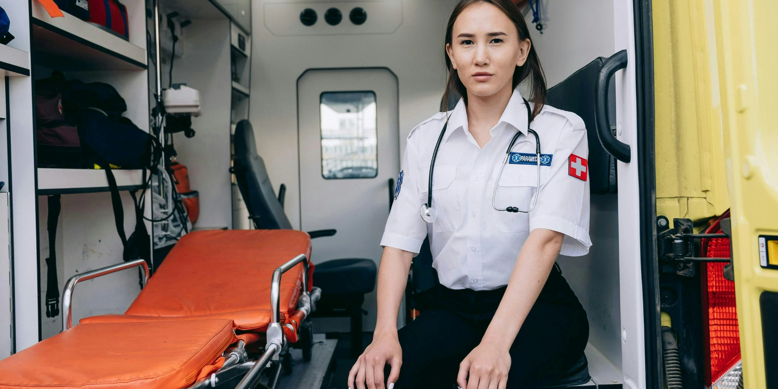 Emergency nurse team working in hospital ER