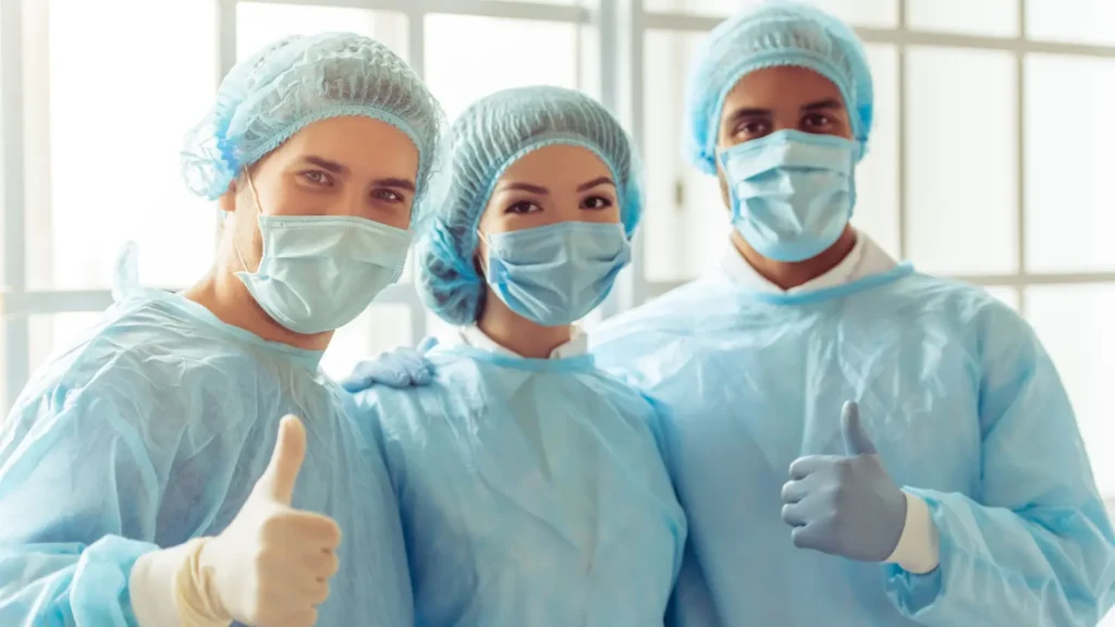 Healthcare professionals using an email list strategy to improve successful marketing campaigns