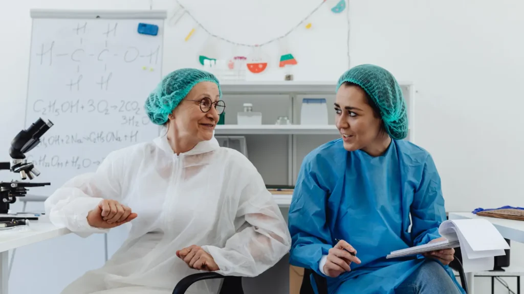 Medical professionals collaborating in a hospital setting to utilize the decision makers mailing list for healthcare outreach campaigns.