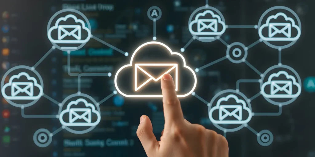 Digital verification process illustrating how prosthodontist email addresses are validated in a professional healthcare database.