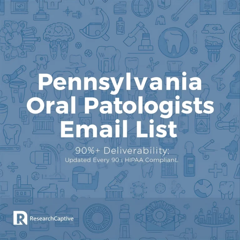 Pennsylvania Oral Pathologists Email List