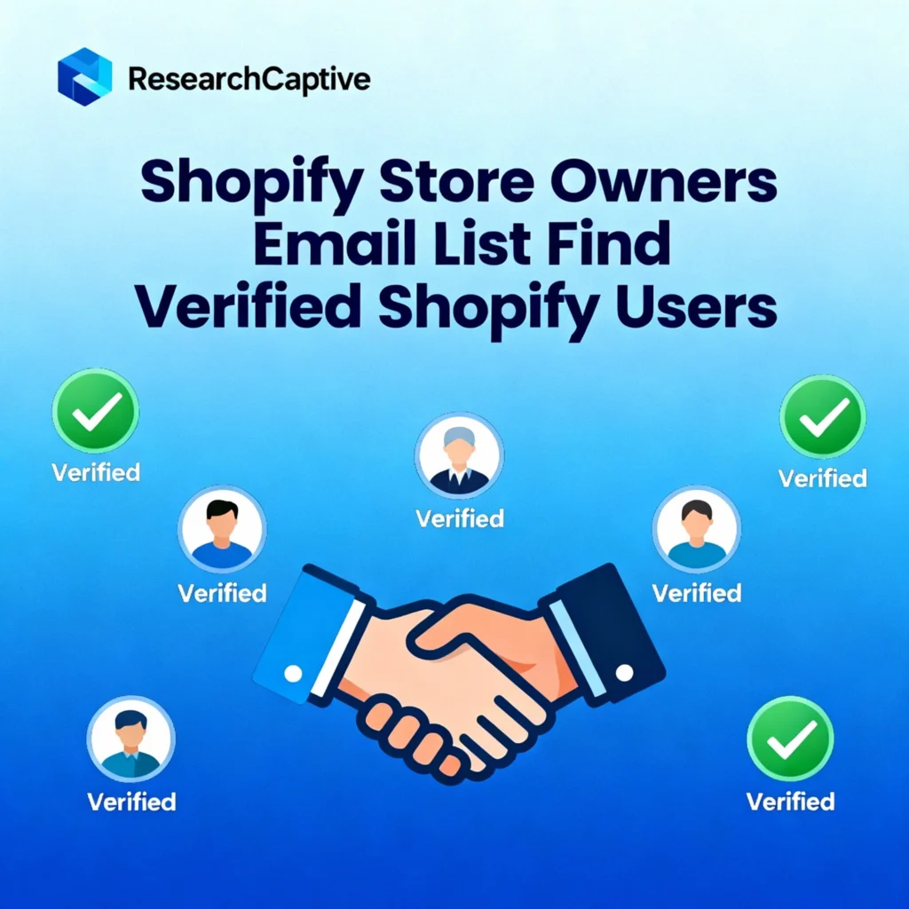 Shopify Store Owners Email List and Find Verified Shopify Users